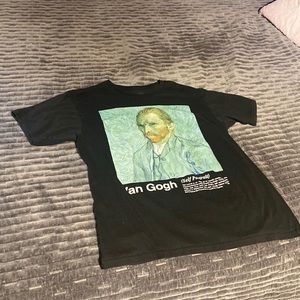 Van Gogh Self-Portrait Men’s T Shirt (Large)